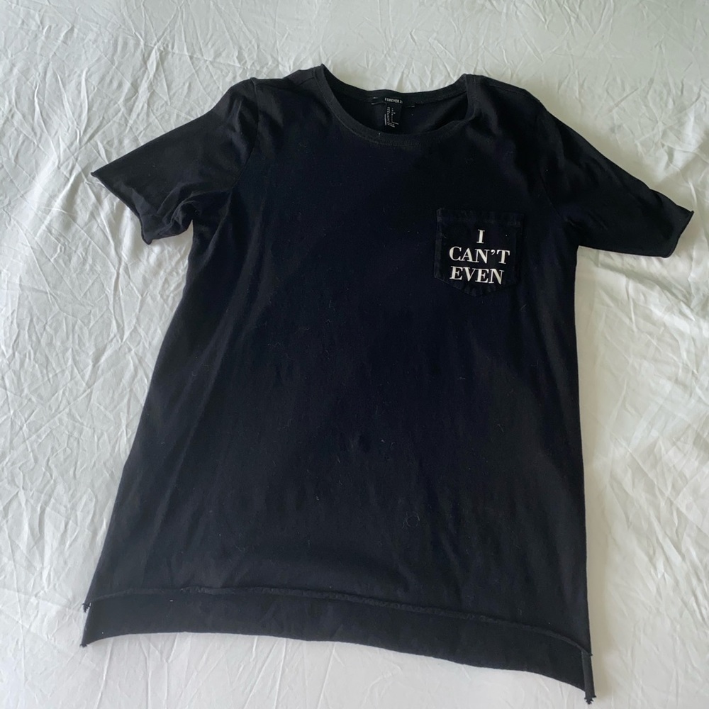 oversized black t-shirt